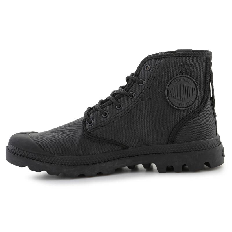 Palladium PAMPA HI COATED U 74375-008-M Black shoes Cipő