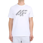 Men's T-shirt 4F M3342 white 4FWMM00TTSHM3342 10S fehér póló