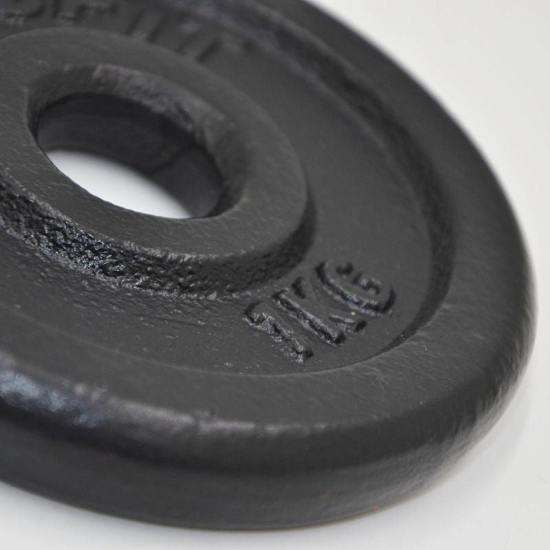 Enero Black Cast Iron Weight 1 Kg Fit ø26.5 1 Pcs fekete weight, strength training equipment, training equipment