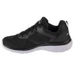 Skechers Bountiful - Quick Path 12607-BKW fekete utcai cipő