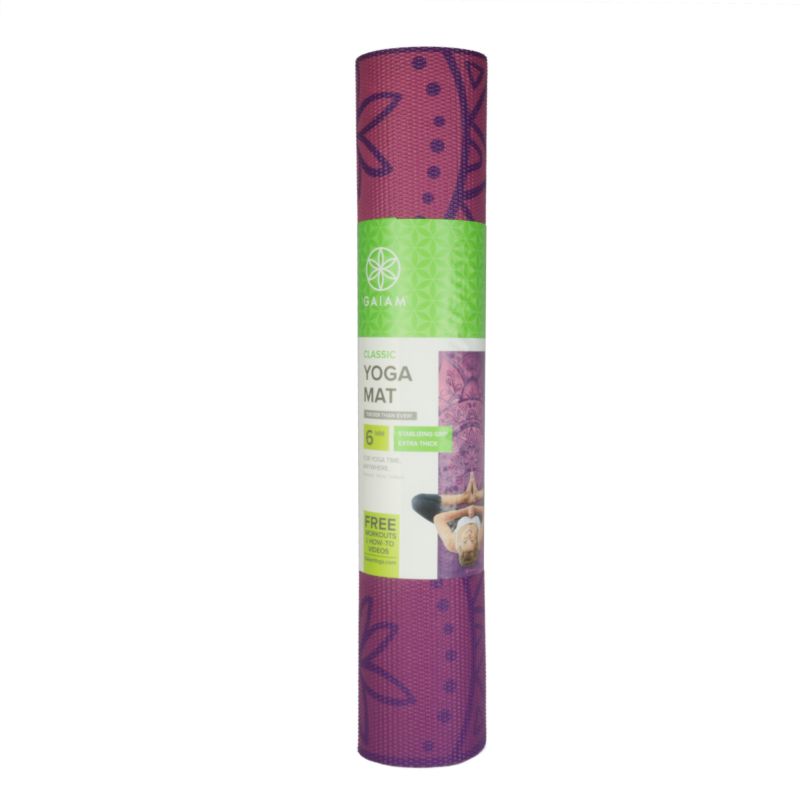 Yoga Mat Gaiam Premium Athenian Rose 6 mm 63958