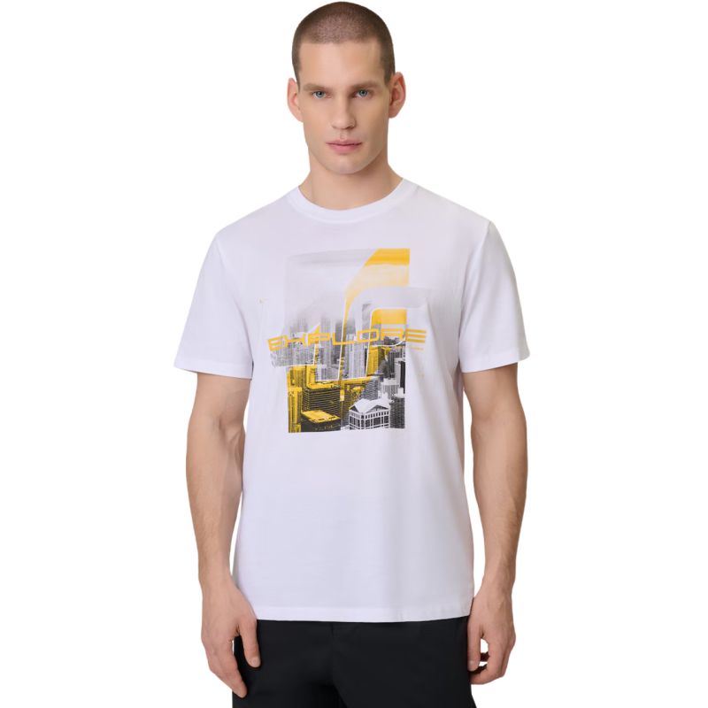 4F Men's T-shirt M2660 10S fehér póló