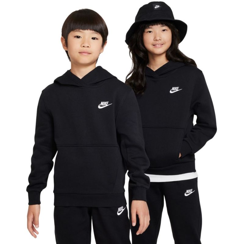 Nike Sportswear Club Fleece Kids' Sweatshirt 010 fekete pulóver 159576M