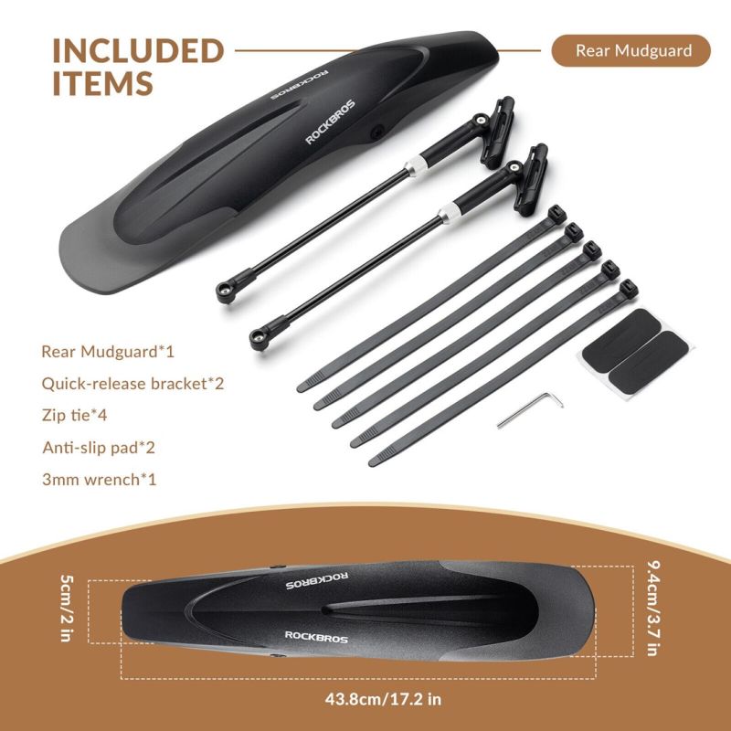 Rockbros FK-899 Rear Bicycle Mudguard