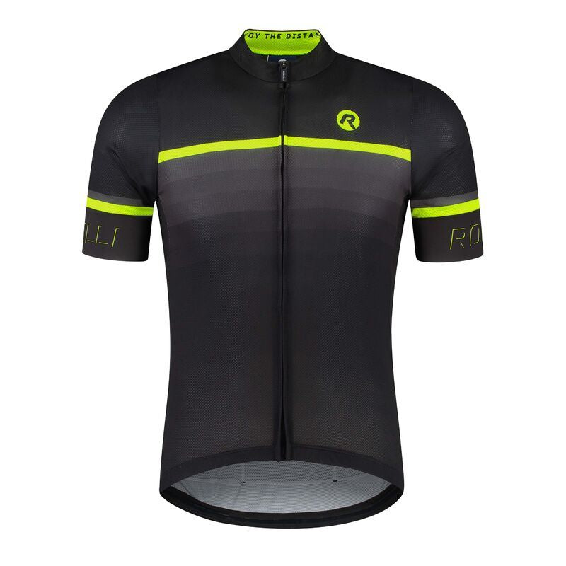 Rogelli HERO II T-shirt Black-Fluorescent 3XL fekete póló