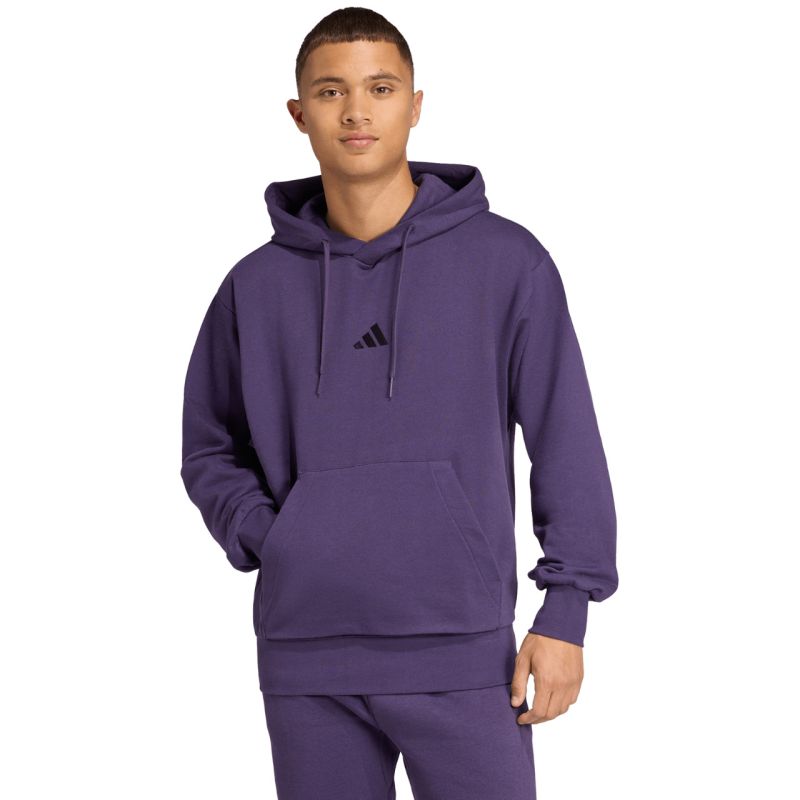 adidas Men's Essentials Feelcozy purple sweatshirt JX5661 Kiegészítő