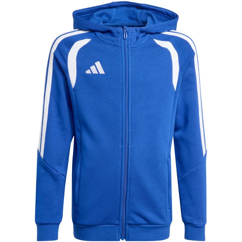 adidas Tiro 26 League Sweat Full Zip Hoodie for Kids Blue KF9102 104cm kapucnis pulóver