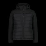 CMP men's winter with hood, sports, insulated, black ( ) fekete dzseki