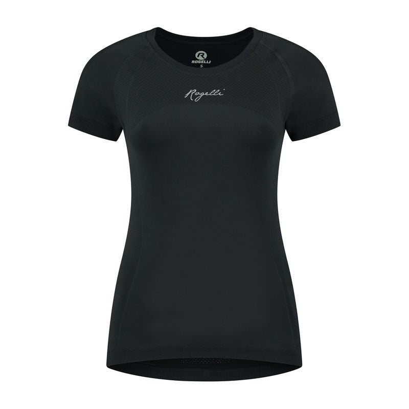 Rogelli ESSENTIAL running fekete póló