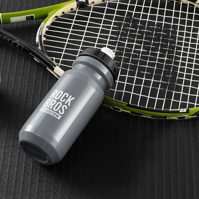 Rockbros 600 ml Bike Bottle - Gray szary water bottles, training equipment