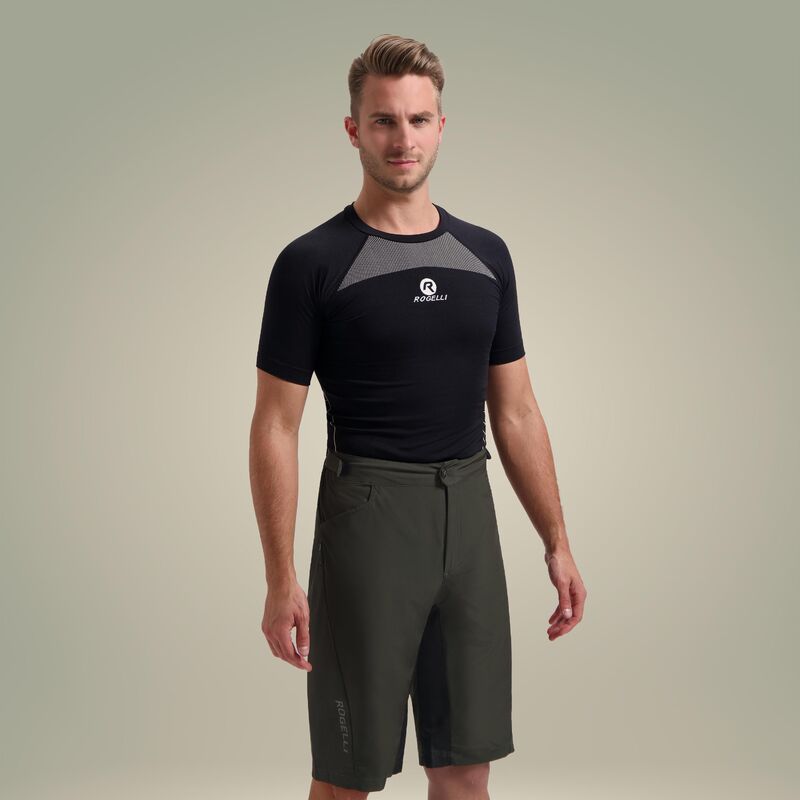 Rogelli MTB cycling bermuda ADVNTR DST gray szürke short