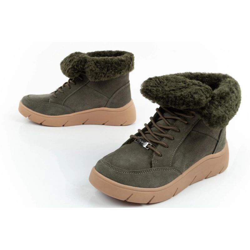 Scholl Stelvio ankle boots W zöld shoes, rain boots
