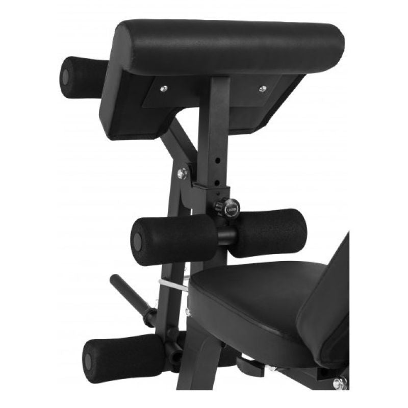 Zipro SUPERSET Adjustable Workout Bench Adjustable Backrest Adjustable Seat Gym, Home Black fekete edzőfelszerelés 33223