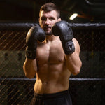 DBX Bushido 8oz Boxing Gloves - Black Dragon - Valor Series fekete kesztyű