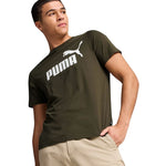 Puma Essential Logo Tee M 586667 fekete póló