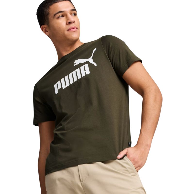 Puma Essential Logo Tee M 586667 fekete póló
