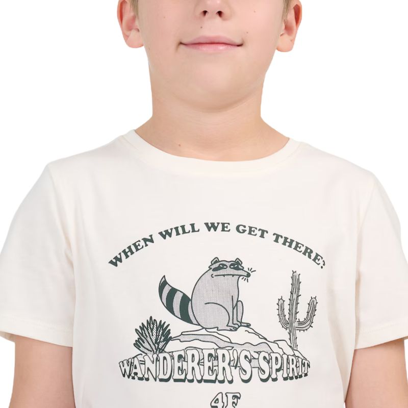 Boy's T-shirt 4F M2815 off- 4FJWSS26TTSHM2815 11S fehér shirts