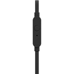 head JBL Tune 110 in-ear headphones with 3.5mm mini jack and remote control - black czarny headsets