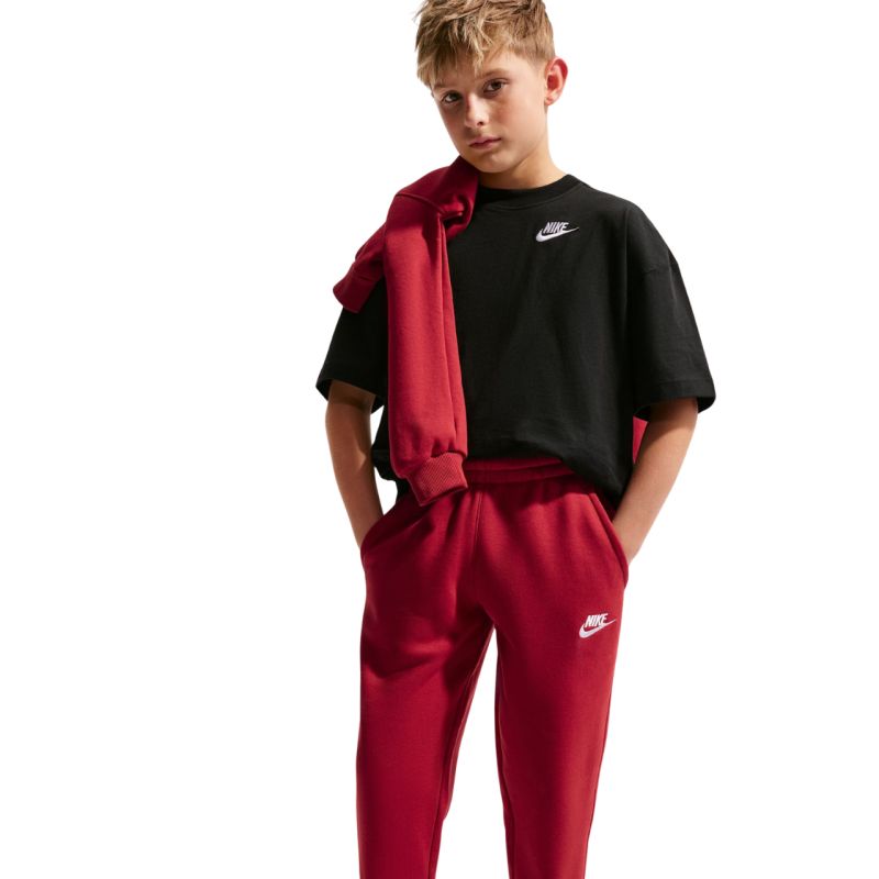 Nike Sportswear Club Fleece Kids' piros nadrág FD3008608