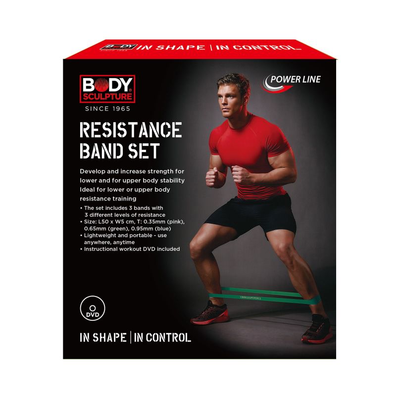 Body Sculpture BB 103 Resistance Band Set színes edzőfelszerelés BB103