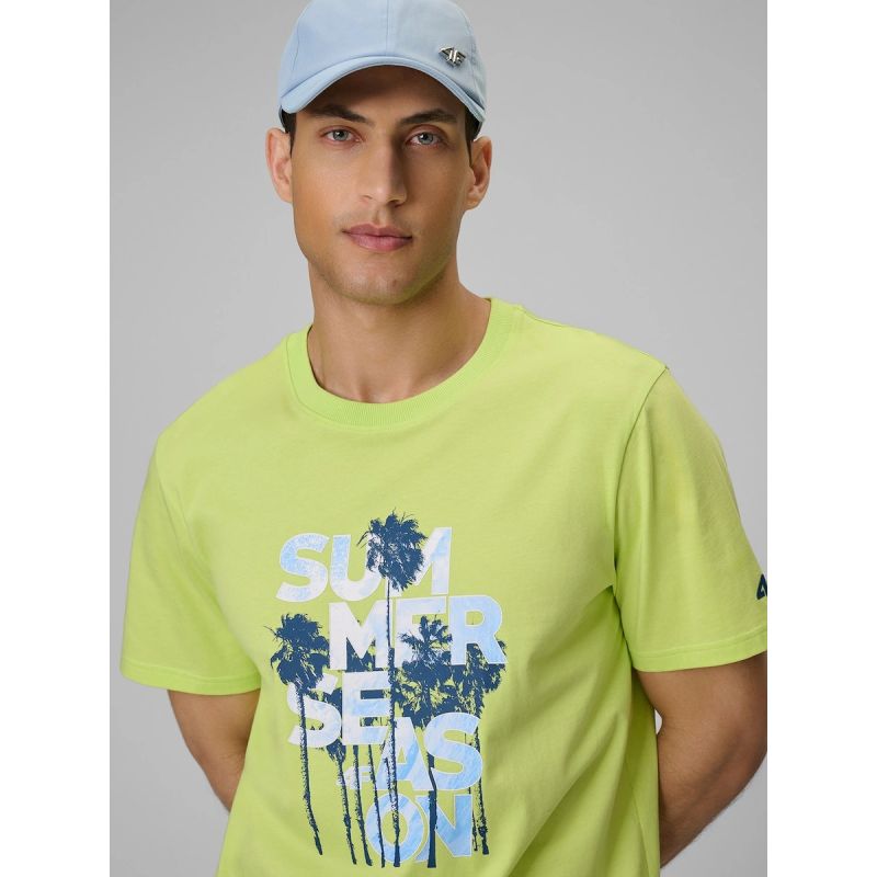4F Men's oversized printed T-shirt 3xl póló