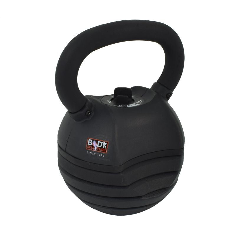 Body Sculpture BW 126 Adjustable Kettlebell fekete edzőfelszerelés BW126