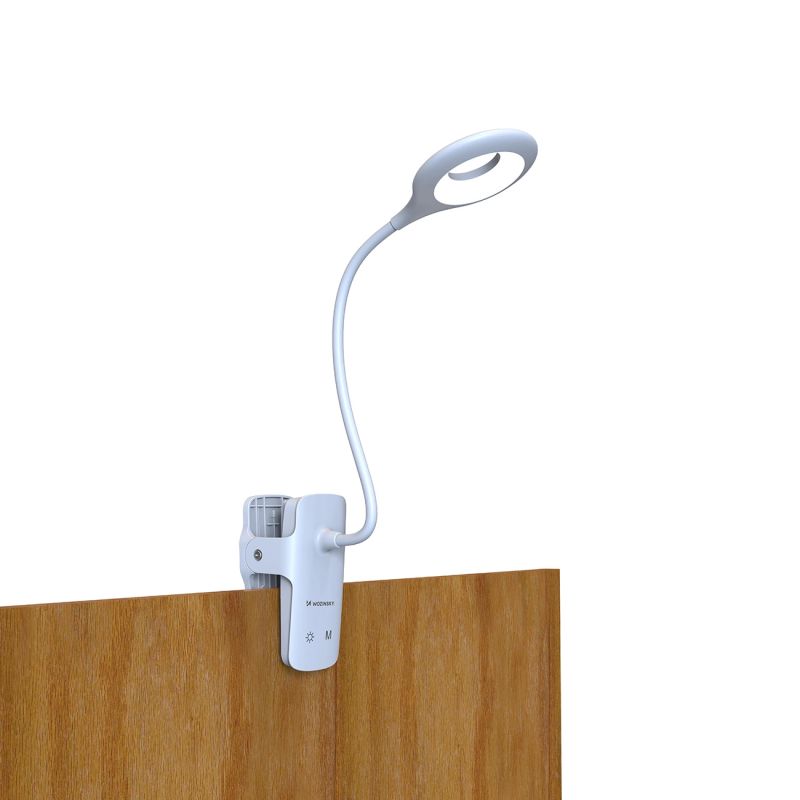 MINI Wozinsky Wireless LED Reading Lamp with Clip + USB-C Cable - White biały elektronika -195469