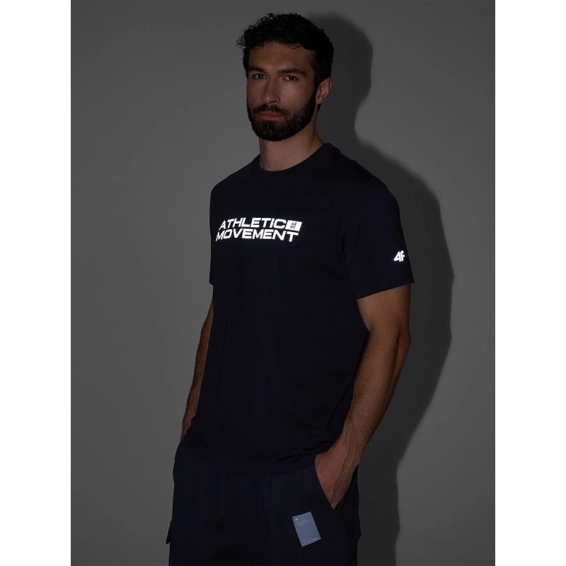 Men's regular printed T-shirt 4F 4FRAW25TTSHM3384-22S póló