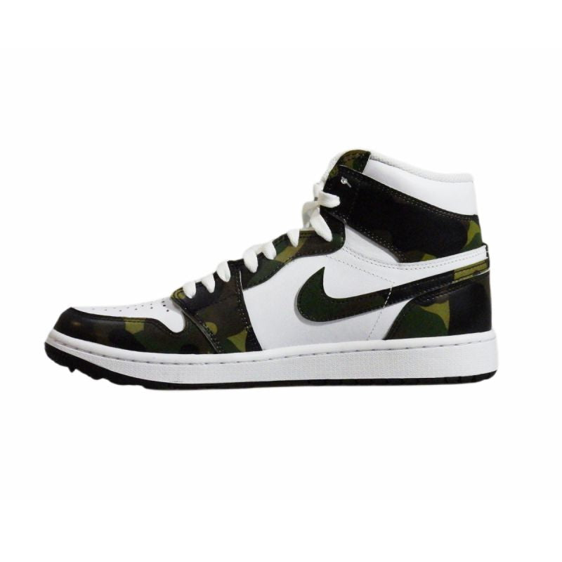 AIR Jordan 1 High Golf Camo Men's Sneakers - ruházat