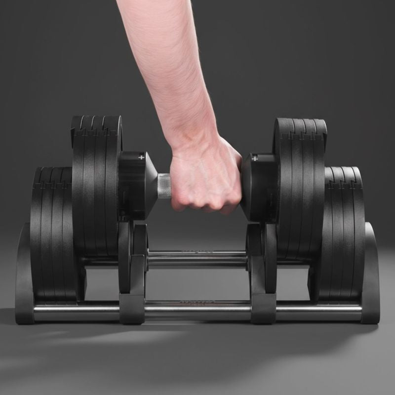 Rebel Active Adjustable Cast Iron Dumbbell Automatic 36kg, 2kg Stroke edzőfelszerelés RBA-2332-36