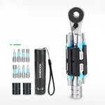Rockbros TG-8601 Bicycle Multitool S2 Ratchet Cylindrical Housing - Black fekete tourist equipment