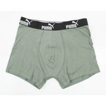 Puma Men's Boxer Briefs 9-Pack Black Gray Khaki Comfortable Cotton Alsónemű szürke