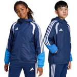 adidas Tiro 26 Competition All Weather Kids Blue JL7300 116 cm kabát