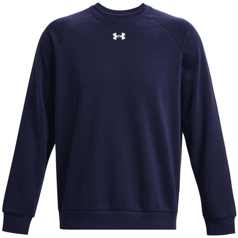 Under Armour Men’s Rival Fleece Crew Sweatshirt navy 1379755 sötétkék férfi pulóver 140640_XL