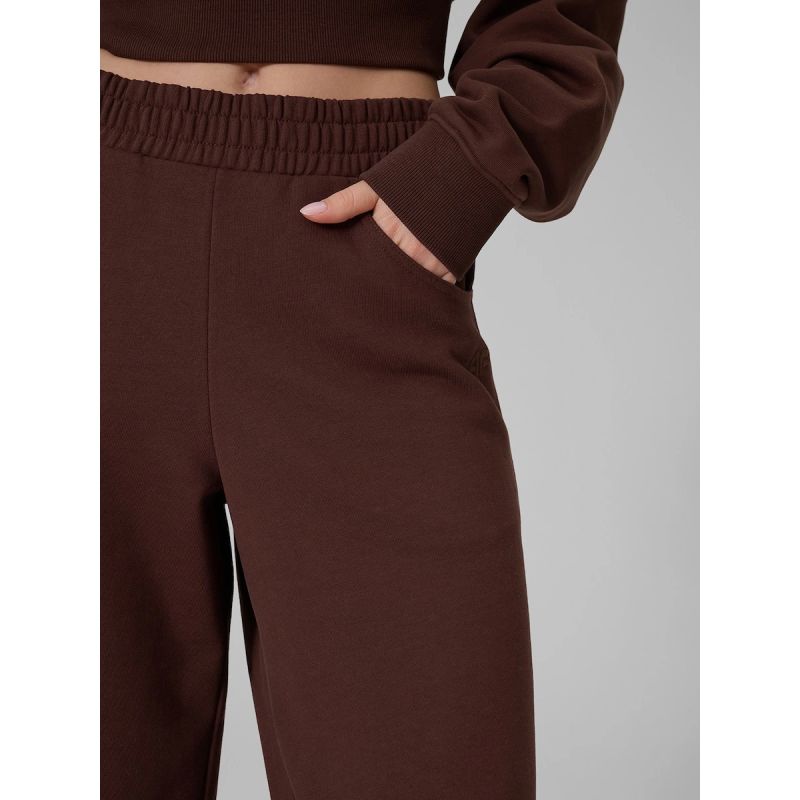 Women's wide-leg sweatpants 4F