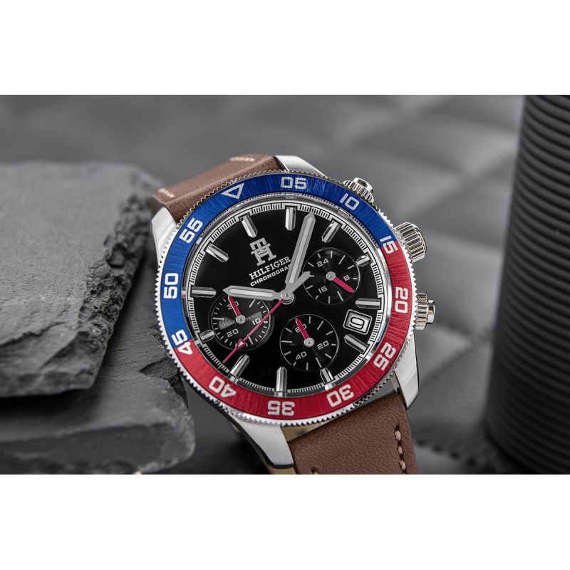 Tommy Hilfiger TH85 Chronograph Men's Watch 1792166 + BOX pulóver
