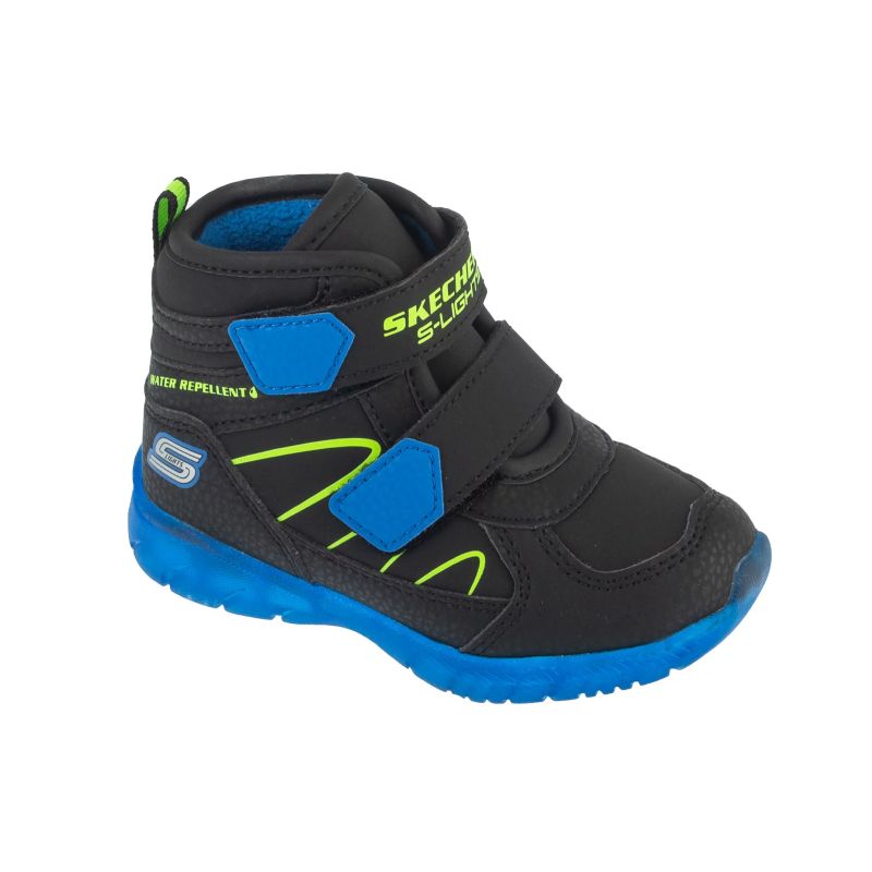 Skechers Illumi-Brights Black fekete gyerek utcai cipő 407613N-BBLM