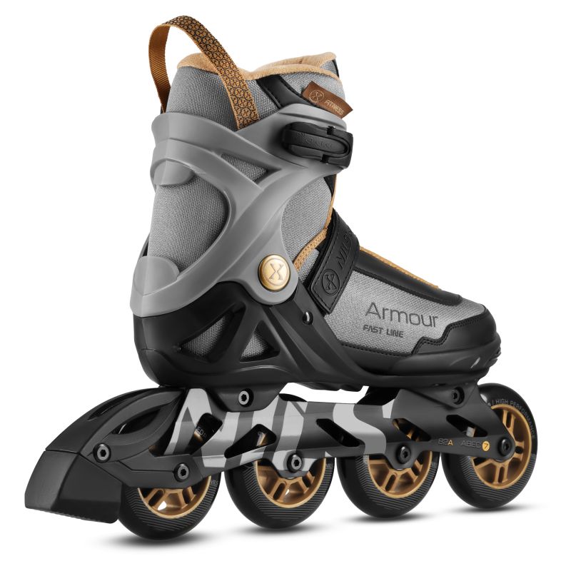 Na22151 Armour Gray Roller Skates Size 44 Nils Extreme szürke görkorcsolya