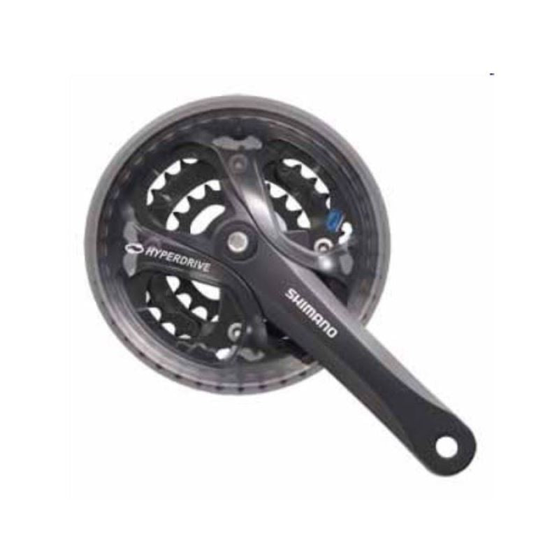 SHIMANO crankset black