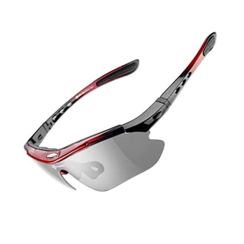 Rockbros red photochromic glasses piros glasses, training equipment