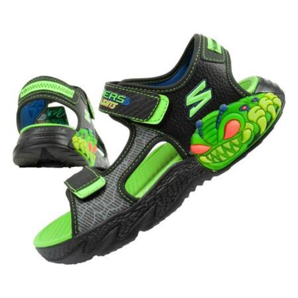 Skechers Jr 400614L/BKLM sandals Cipő