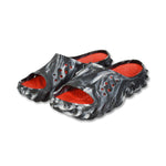 Crocs Echo Marbled Slide Pool Clogs in /Flame - 208467-0X9 fekete papucs