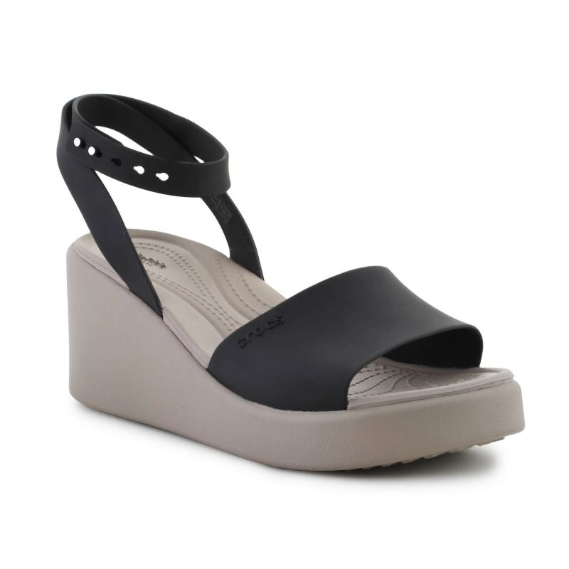 Crocs Brooklyn Ankle Strap Wedge W 209406-07H sandals Cipő