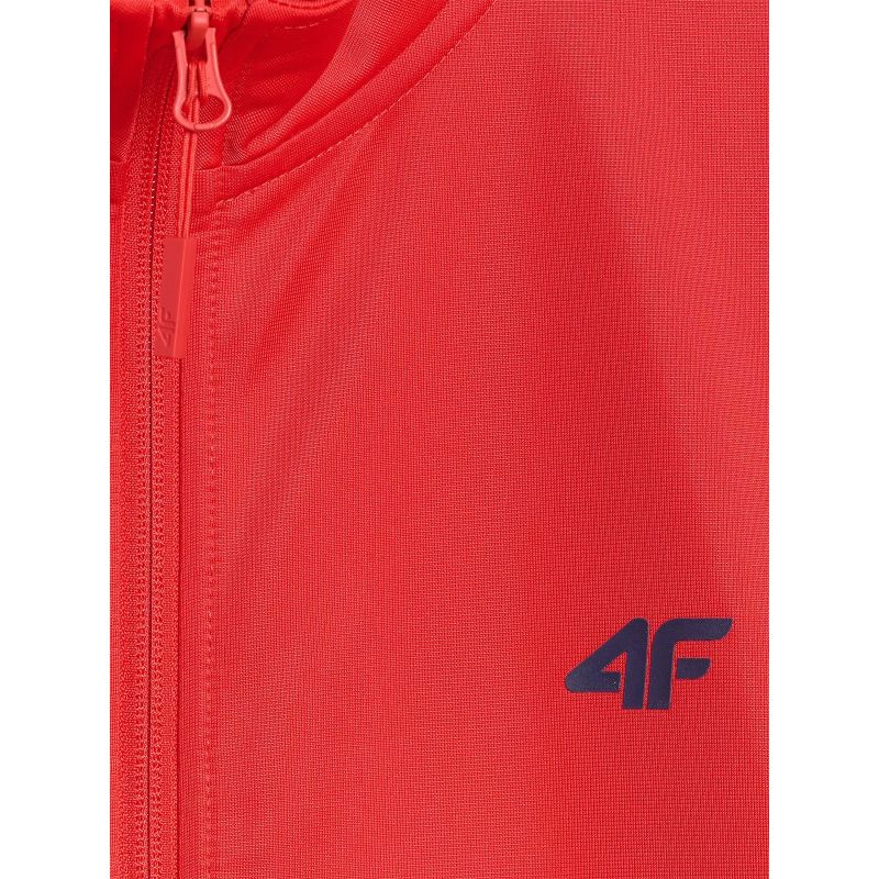Men's zip-up sweatshirt without hood 4F 4FRAW25TSWSM2459-62S pulóver