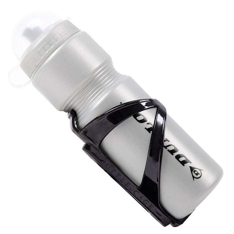 Dunlop 750ml Bike Bottle With Cage Silver szürke kulacs GSP-275092