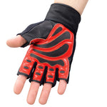 HMS Gym Gloves Black/Red RST01 SIZE fekete kapuskesztyű 17-63-209