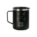 FC Barcelona thermal mug with autographs 400 ml czarny bögre