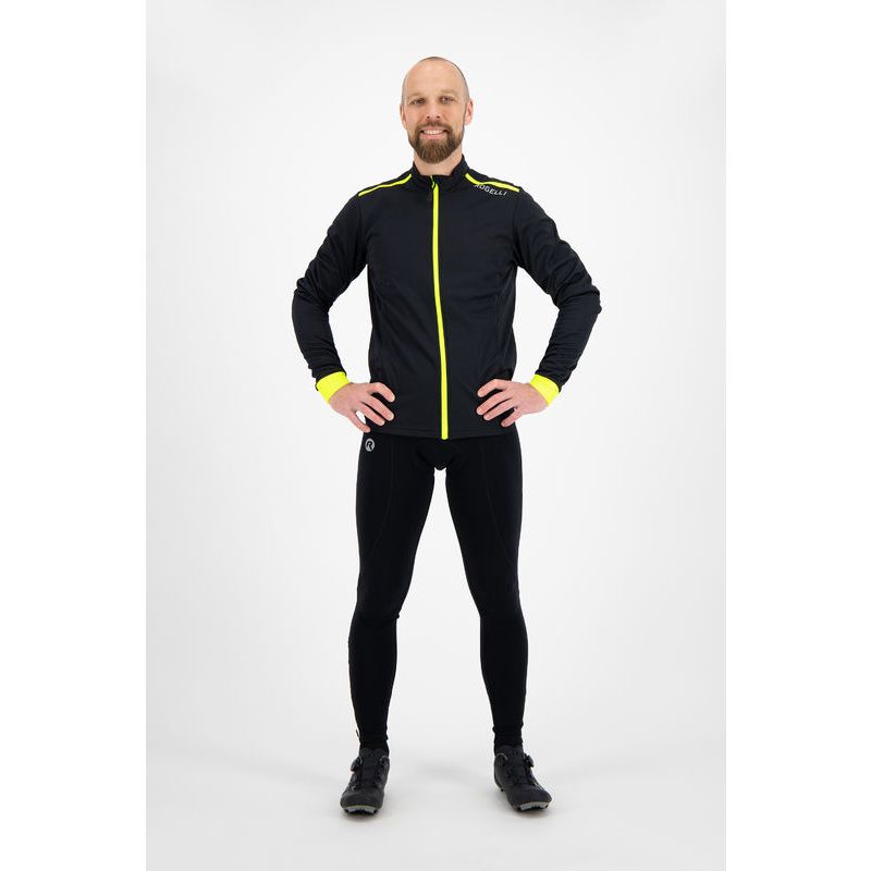 Rogelli PESARO 2.0 black/fluorescent 5XL fekete dzseki