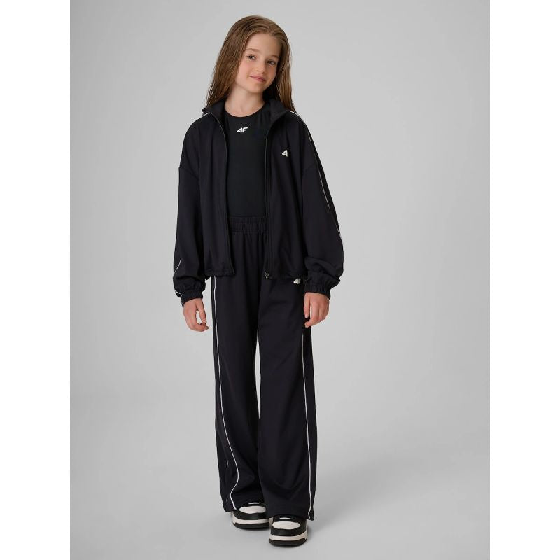 4F Girls' loose sports sweatshirt without hood 158/164 kapucnis pulóver 4FJRSS26TSWSF3057-20S