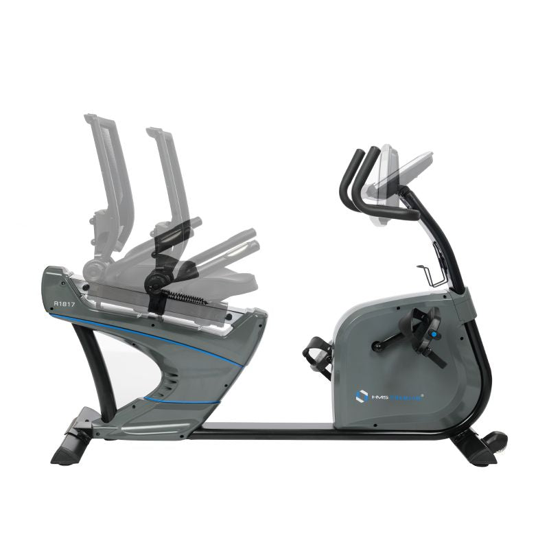 HMS Recumbent bike with generator Premium R1817 fekete futócipő 17-08-001